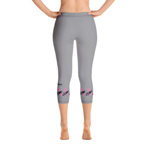 Yoga Leggings Capri "Protect the Hive"