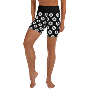 Yoga Shorts Hexagon "Protect the Hive"