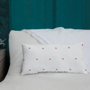 Cancer Awareness Pillow - Sweet Dreams are Made for Bees