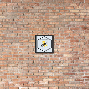 Framed poster - A Flurry of Healing