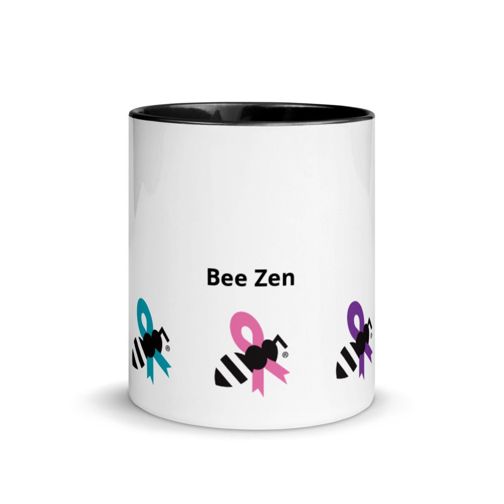 Mug with Color Inside "Bee Zen"