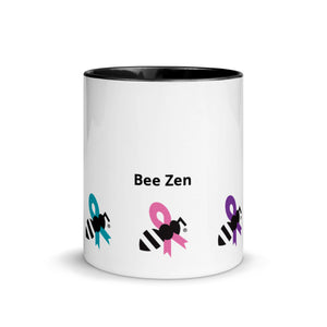 Mug with Color Inside "Bee Zen"
