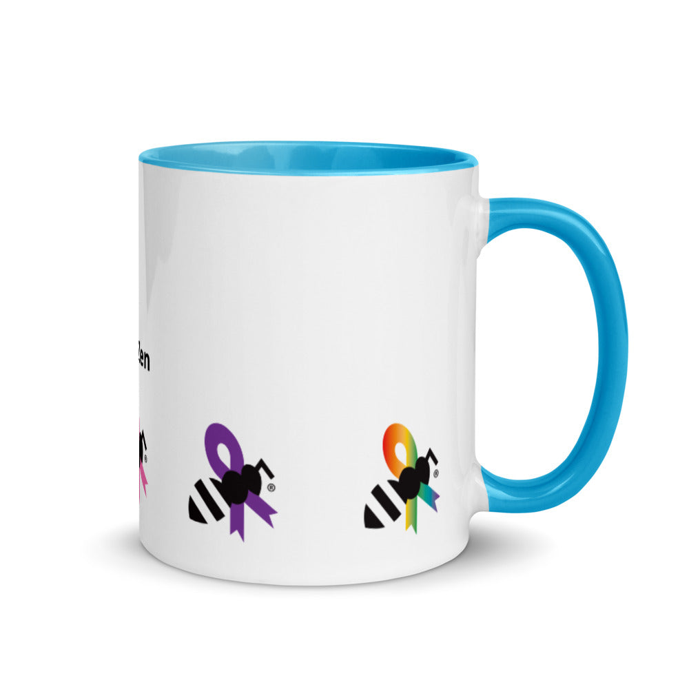 Mug with Color Inside "Bee Zen"