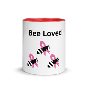 Mug with Color Inside "Bee Loved"