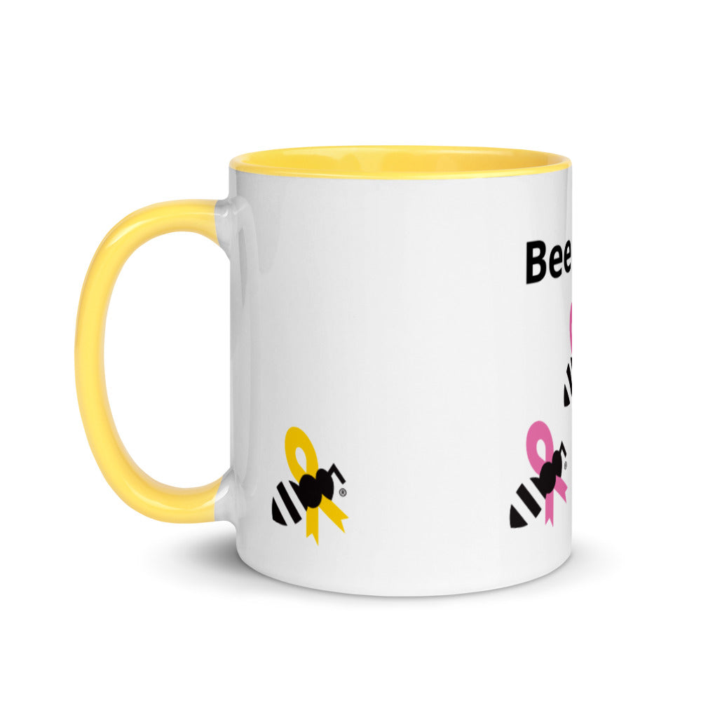 Mug with Color Inside "Bee Loved"