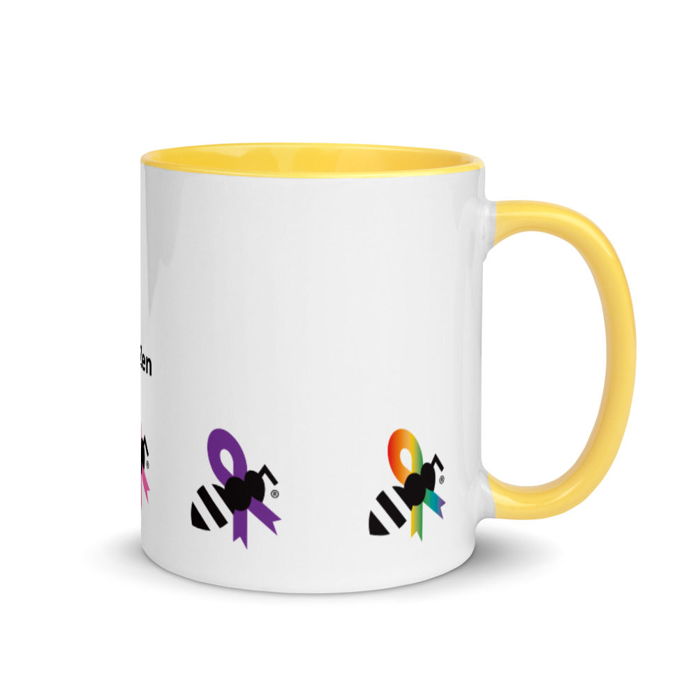 Mug with Color Inside "Bee Zen"