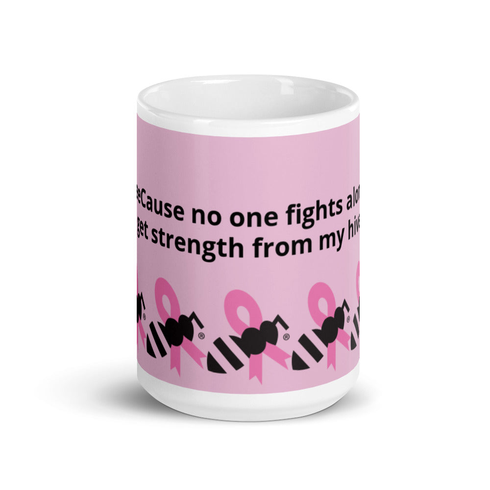 Mug "I get strength from my hive"