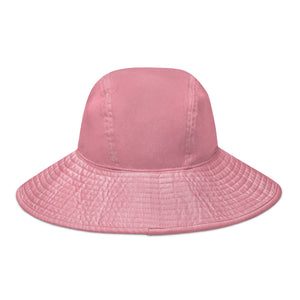 Hat Bucket Cancer Bee Logo